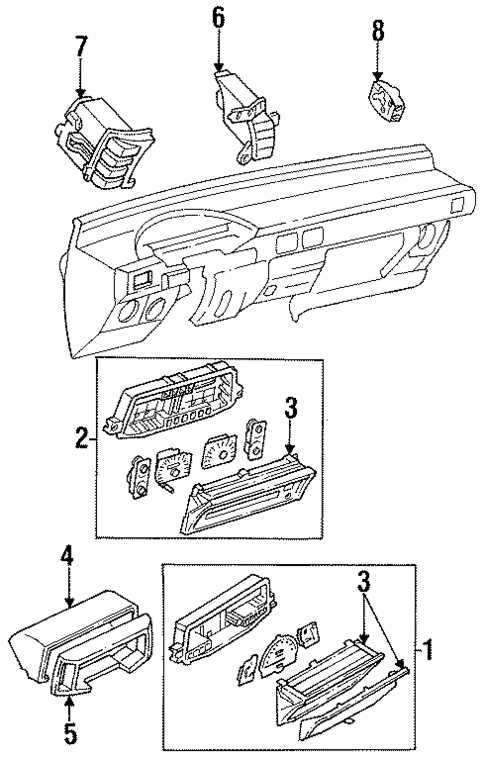 Switches for 1994 Honda Passport #0