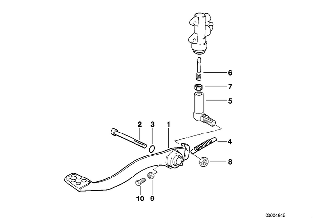 35212345682 - : Brake Pedal for BMW-Motorrad Image