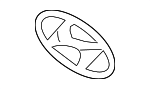 86320G2000 - Body: Emblem for Hyundai Image