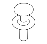 1420608250B - Body: Cover Support Clip for Hyundai Image