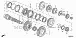 232205C8000 - Transmission - Manual: COUNTERSHAFT for Honda Image