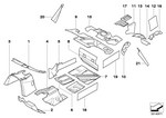 41513412095 - Vehicle Trim: Sound Deadener, Door, Front for BMW Image