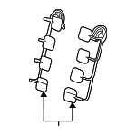 13546095 - Body: Support for Cadillac: Escalade, Escalade ESV | Chevrolet: Suburban, Tahoe | GMC: Sierra 1500, Sierra 2500 HD, Sierra 3500 HD, Yukon, Yukon XL Image