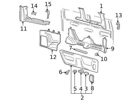 Interior Trim - Side Panel for 2009 Ford E-150 #1