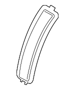 63147349128 - Body: Reflector for BMW: 530e, 530e xDrive, 530i, 530i xDrive, 540d xDrive, 540i, 540i xDrive, M5, M550i xDrive Image