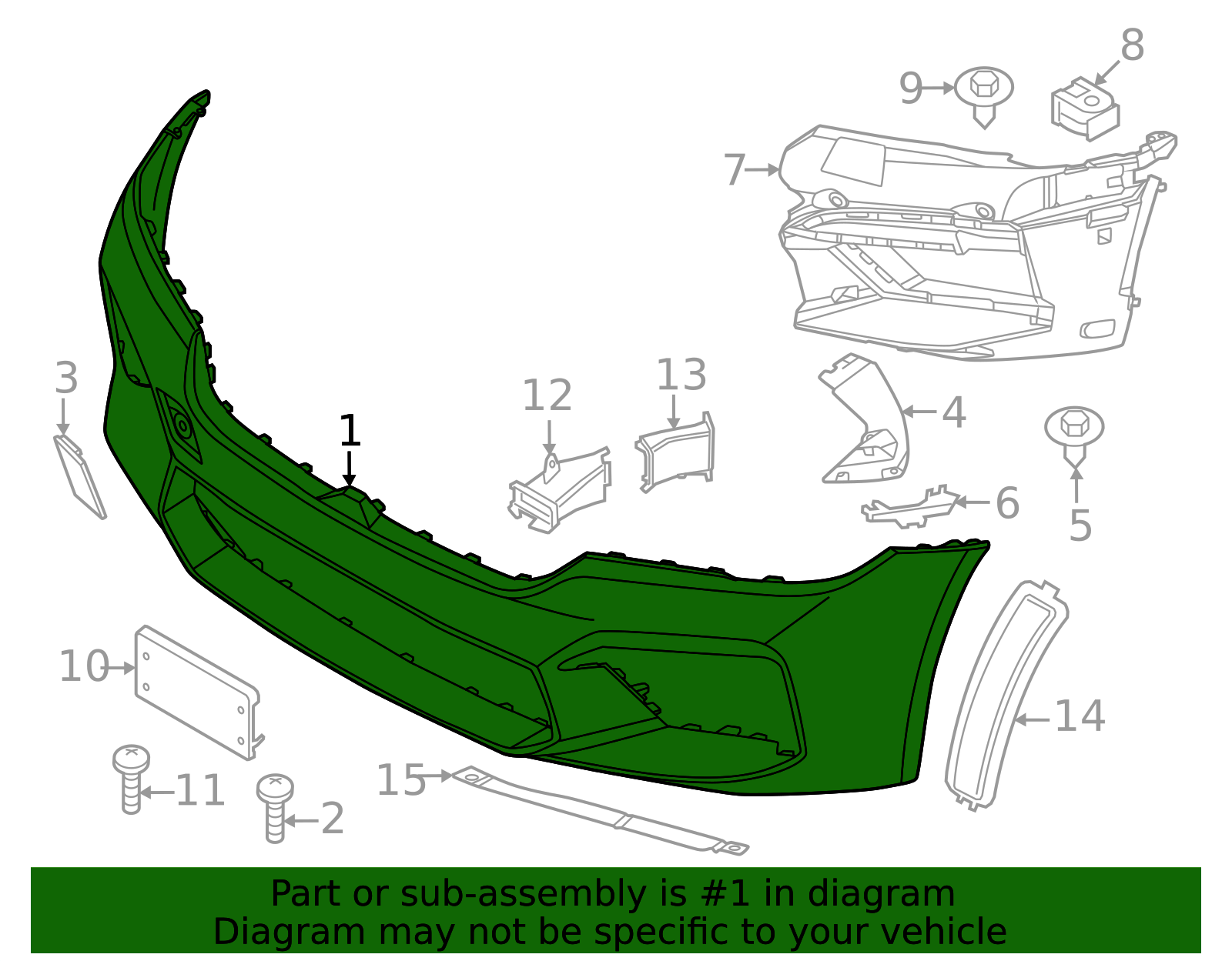 51118081777 - Bumper Cover (51-11-8-081-777) | BMW of South