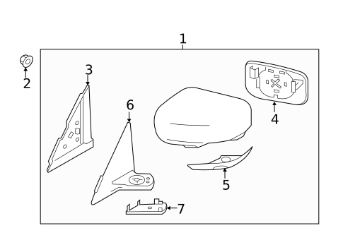 Outside Mirrors for 2012 INFINITI M35h #0