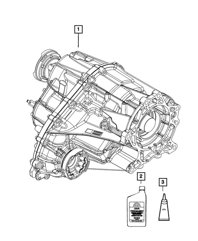 « 5013477AE – Transfer Case and Power Transfer Unit : Rtv Mastic, Montage pour Mopar Image »