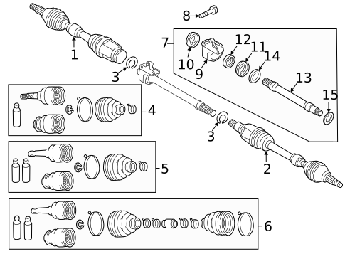 Drive Axles for 2014 Mazda 2 #0