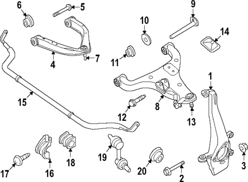 Suspension Components for 2025 Nissan Frontier #2