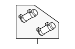 1K0253141G - Exhaust: Exhaust Clamp for Audi Image