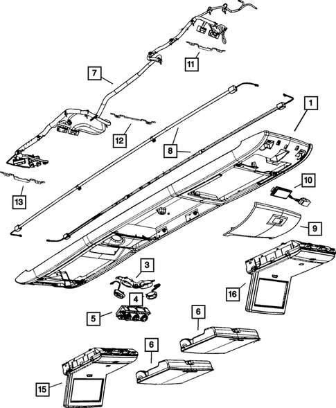 Consoles for 2009 Dodge Grand Caravan #2