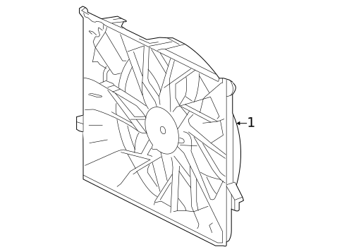 Cooling Fan, Clutch & Motor for 2020 Mercedes-Benz GLC43 AMG #0