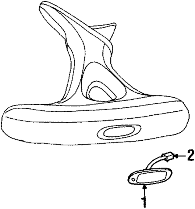 4786242AB - Electrical: Turn Signal / Parking Light Lens for Mopar Image