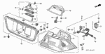 90521SS0003 - Electrical/Exhaust/Heater/Fuel: GROMMET, SPECIAL SCREW (M4) (YELLOW) for Acura Image