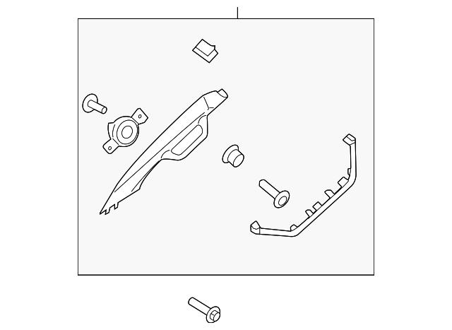 2021-2025 Ford Windshield Pillar Trim ML3Z-1503599-AD | Ford OEM Parts ...
