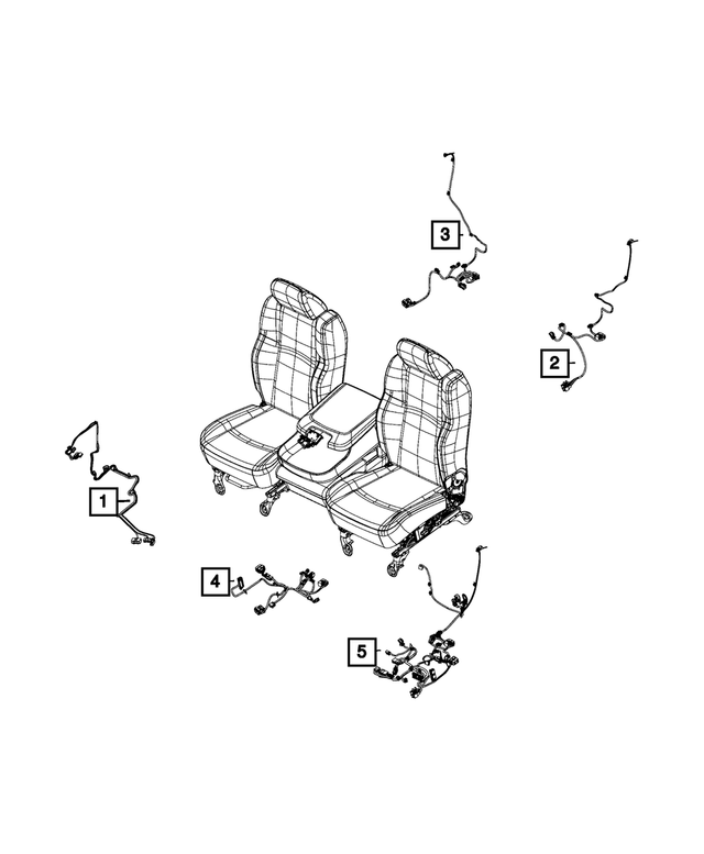 68405017AA - Electrical: Console Wiring for Mopar Image