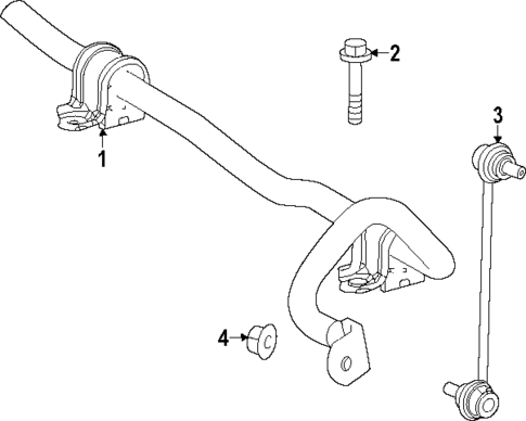 Stabilizer Bar & Components for 2025 Toyota Crown #0