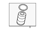 6M198405H - Engine: Oil Filter for Audi Image