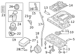 6M115441G - Engine: Oil Filter Housing Gasket for Audi Image