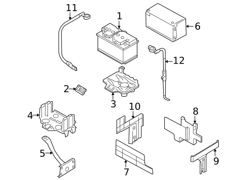Battery for 2006 Audi TT Quattro #0