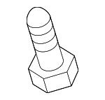 854041608 - Electrical: License Lamp Screw for Infiniti Image