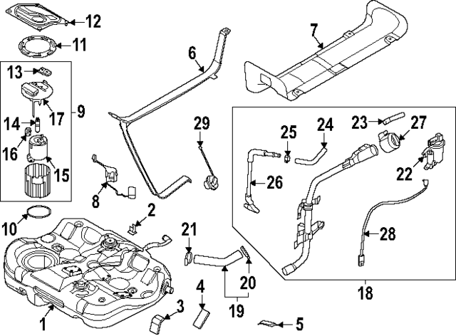 31476L1600 - : Fuel Tank Vent Valve for Hyundai Image