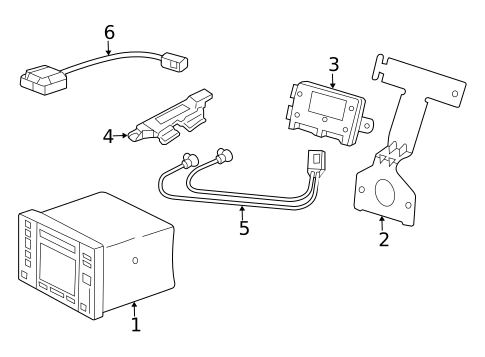 Navigation System Components for 2003 Porsche 911 #0