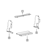 68381779AA - Cooling: Radiator Lower Seal for Dodge: Dart Image