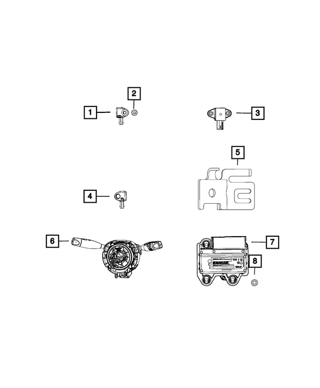 68469499AA - Restraints: Occupant Restraint Module for Mopar Image