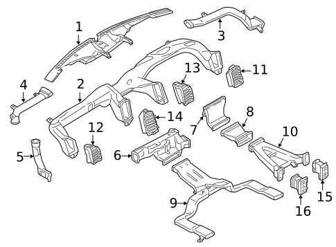 Ducts for 2017 Ford F-350 Super Duty #0