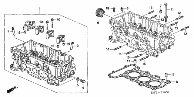 Cylinder Head for 2000 Honda Insight #0