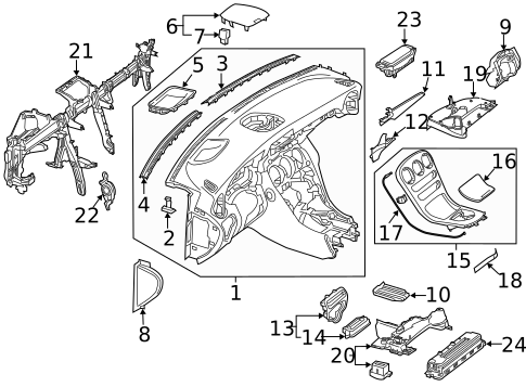 Instrument Panel for 2021 Mercedes-Benz C63 AMG #0