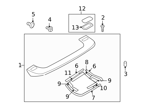 Spoiler for 2010 Nissan Cube #0