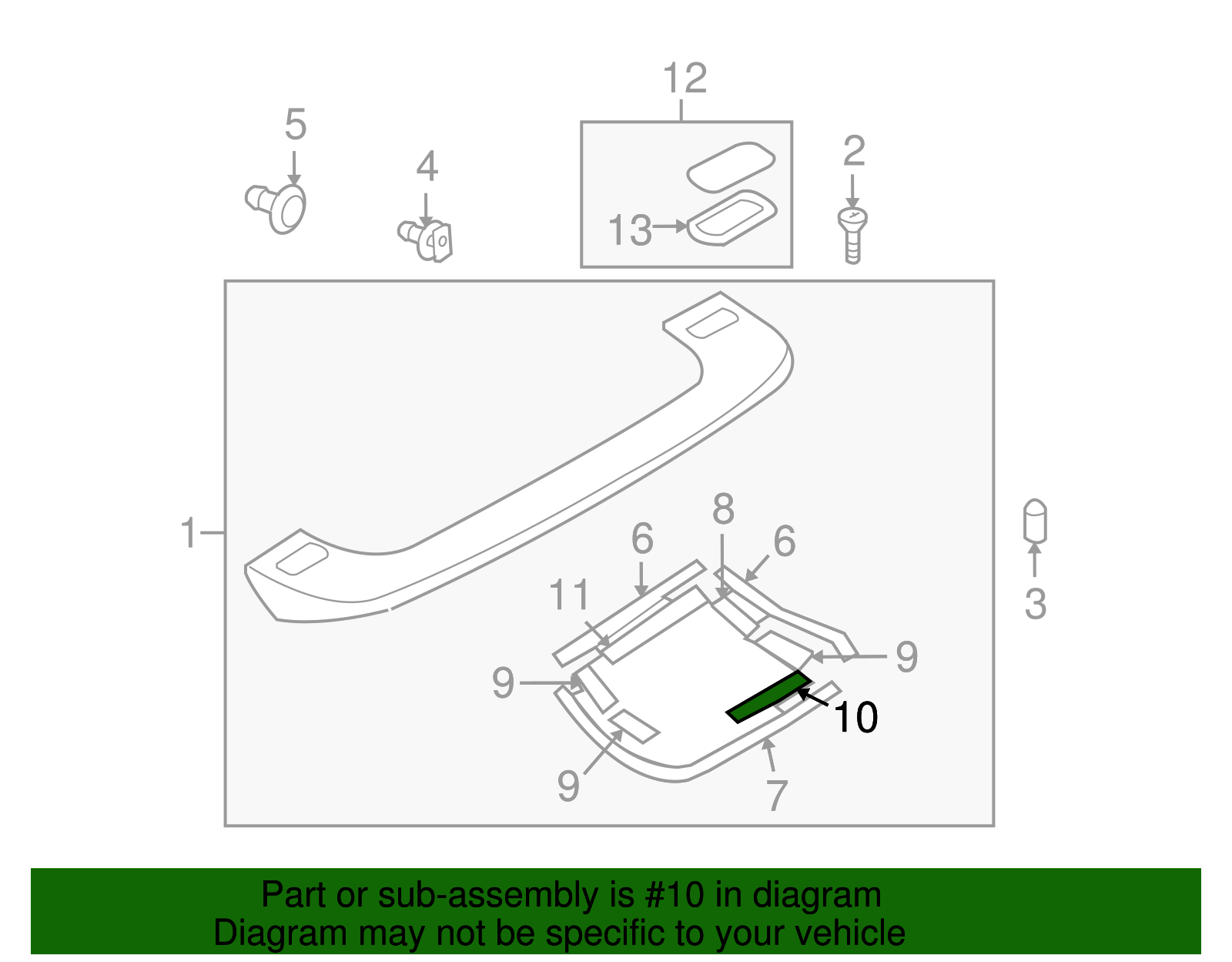 Spoiler Tape - Nissan (K6057-1A15C)