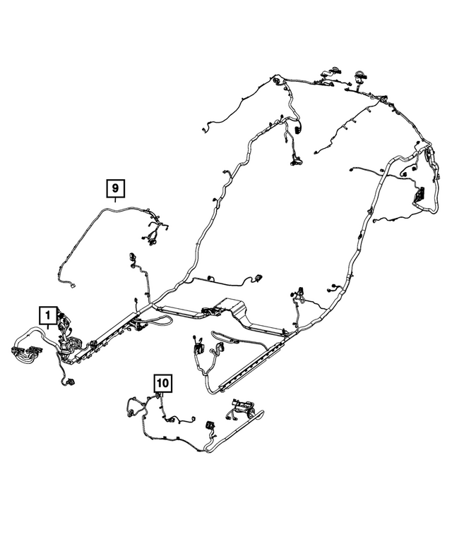 68663597AA - Electrical: Body Wiring for Mopar Image image