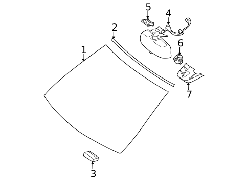 Headlamp Components for 2010 Mercedes-Benz C 350 #1