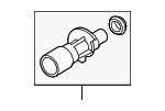 LR028136 - Belts &amp; Cooling: Engine Water Pump Outlet Pipe for Land-Rover Image