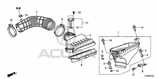 Air Cleaner for 2012 Acura TSX #0