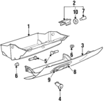 21061126 - Body: Housing Assembly for Saturn: SC1, SC2, SL, SL1, SL2, SW2 Image