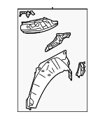 51510CC0009P - : Inner Panel Assembly for Subaru Image