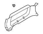 94012FC041GA - Body: Upper Quarter Trim for Subaru: Forester Image