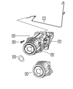 5273394AC - Four Wheel Drive; Differential and Drive Line: Rear Diff Vent Assy for Mopar Image
