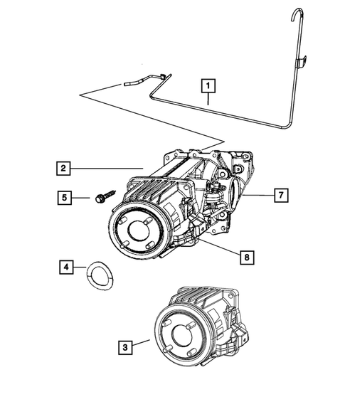 Rear Axle Assembly for 2008 Jeep Patriot #0