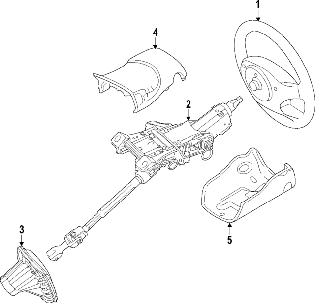 G2GZ3600AAE - : Wheel Assembly Steering for Ford Image