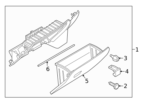 Glove Box for 2015 Ram ProMaster City #0