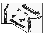 5321008900 - Body: Radiator Support for Toyota: Sienna Image