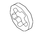 1336302063 - Body: Trunk Lid Trim Nut for Hyundai Image