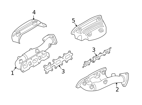 Exhaust Manifold for 2005 Nissan 350Z #0