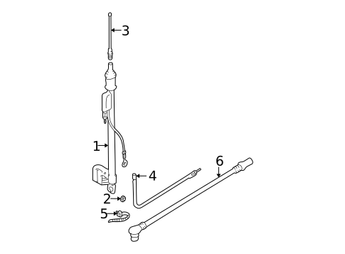 Antenna & Radio for 2005 Hyundai Tiburon #0